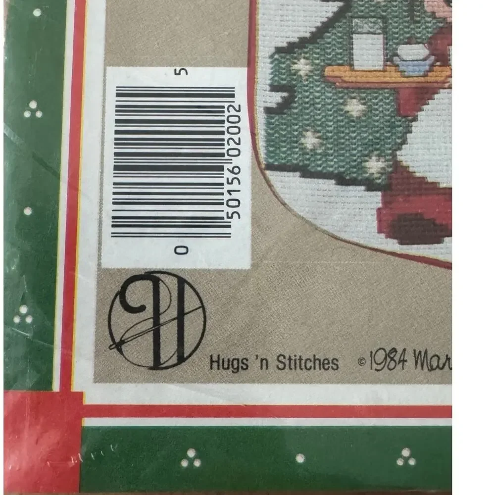 Wee Winsomes Christmas Cross Stitch Stocking Kits Set of 2 For Boy and Girl 9